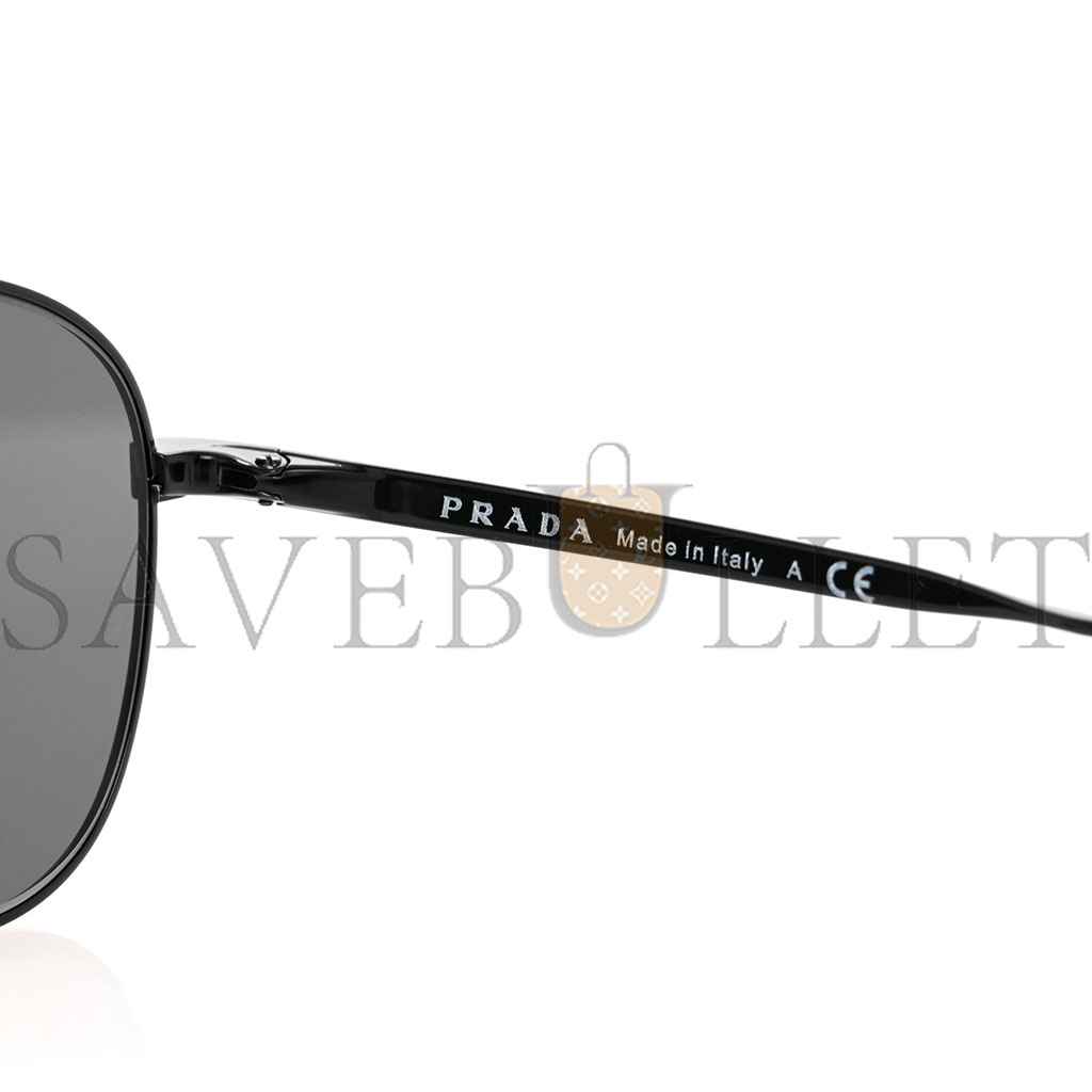 PRADA AVIATOR SUNGLASSES SPR 70V BLACK