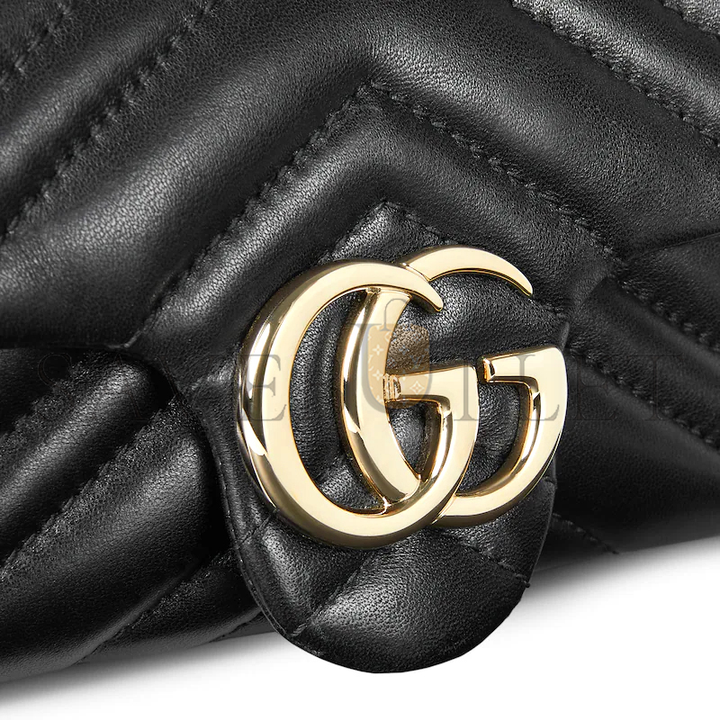 GUCCI GG MARMONT MINI SHOULDER BAG 841290AAFAX1000 (16.5*9.5*4.5cm)