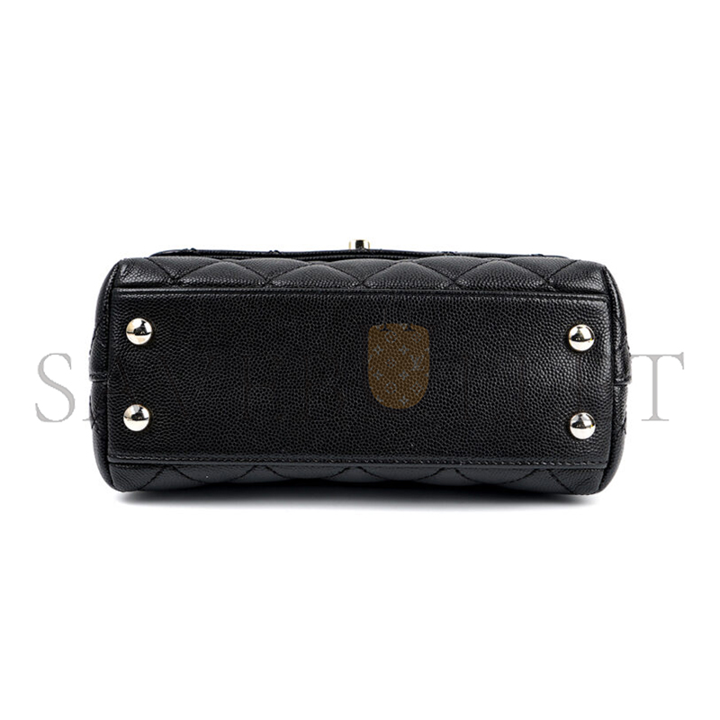 CHANEL MINI FLAP BAG WITH TOP HANDLE AS2215 B05061 94305 (19*13*9cm)