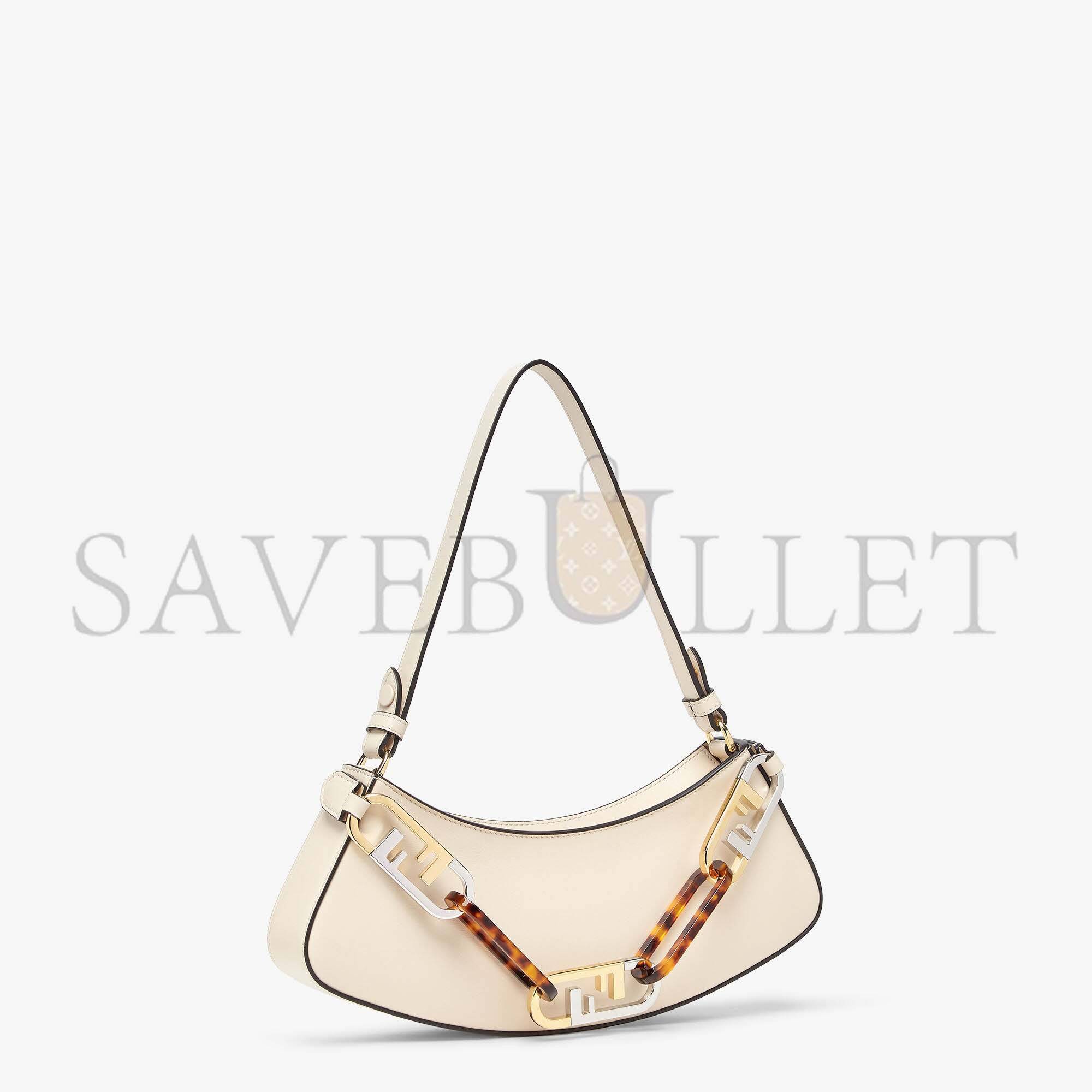 FENDI O’LOCK SWING - CAMELLIA LEATHER POUCH 8BS068AHM0F1DMY (32*11*5cm)