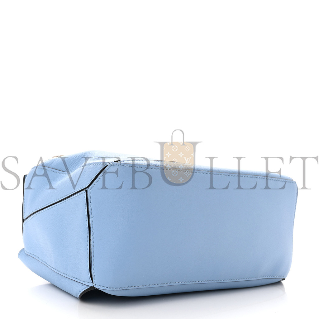 LOEWE CALFSKIN SMALL PUZZLE BUMBAG OLYMPIC BLUE (23*15*10cm)